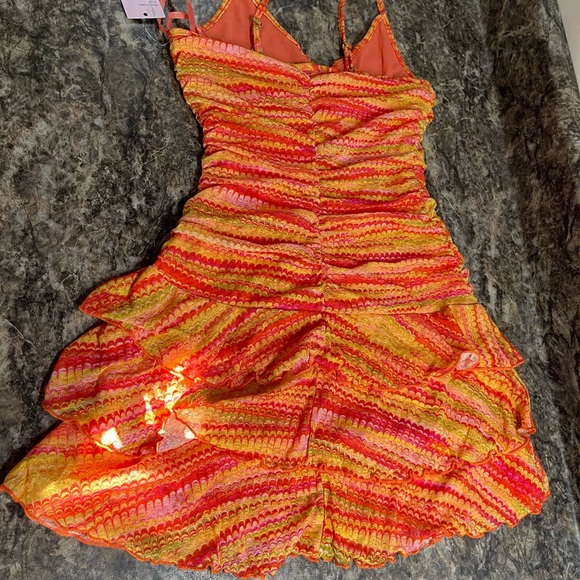 NWT Wild Fable summer mini dress. 29” shoulder to bottom. Adjustable straps. - Picture 2 of 8
